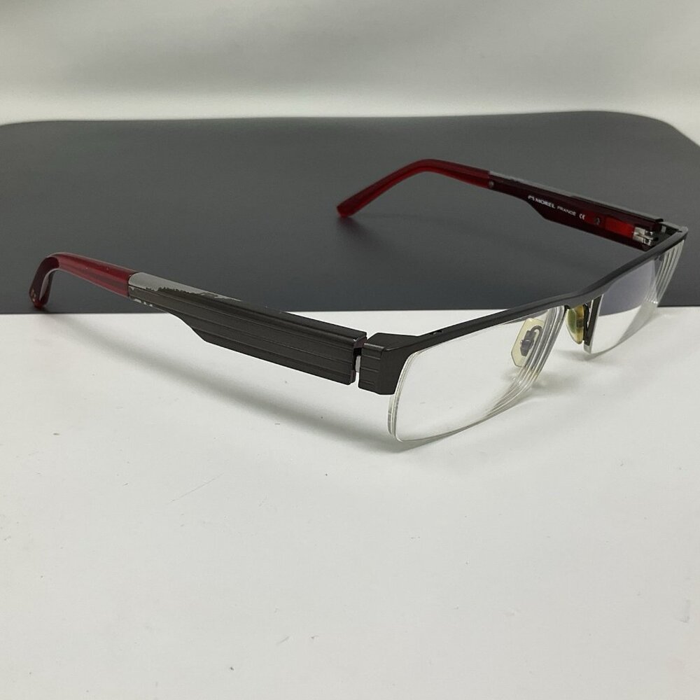 Morel Eyeglasses OGA 6707O GR100 Brown Half Rim Frame France 54 [] 18 140